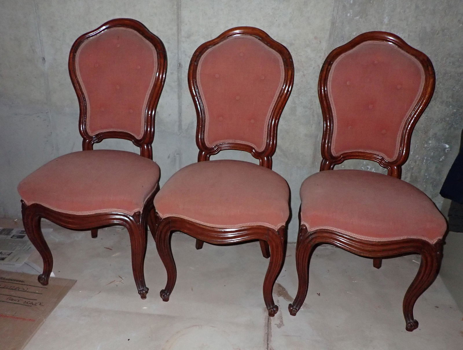 3 Victorian Side Chairs (1 of 5)