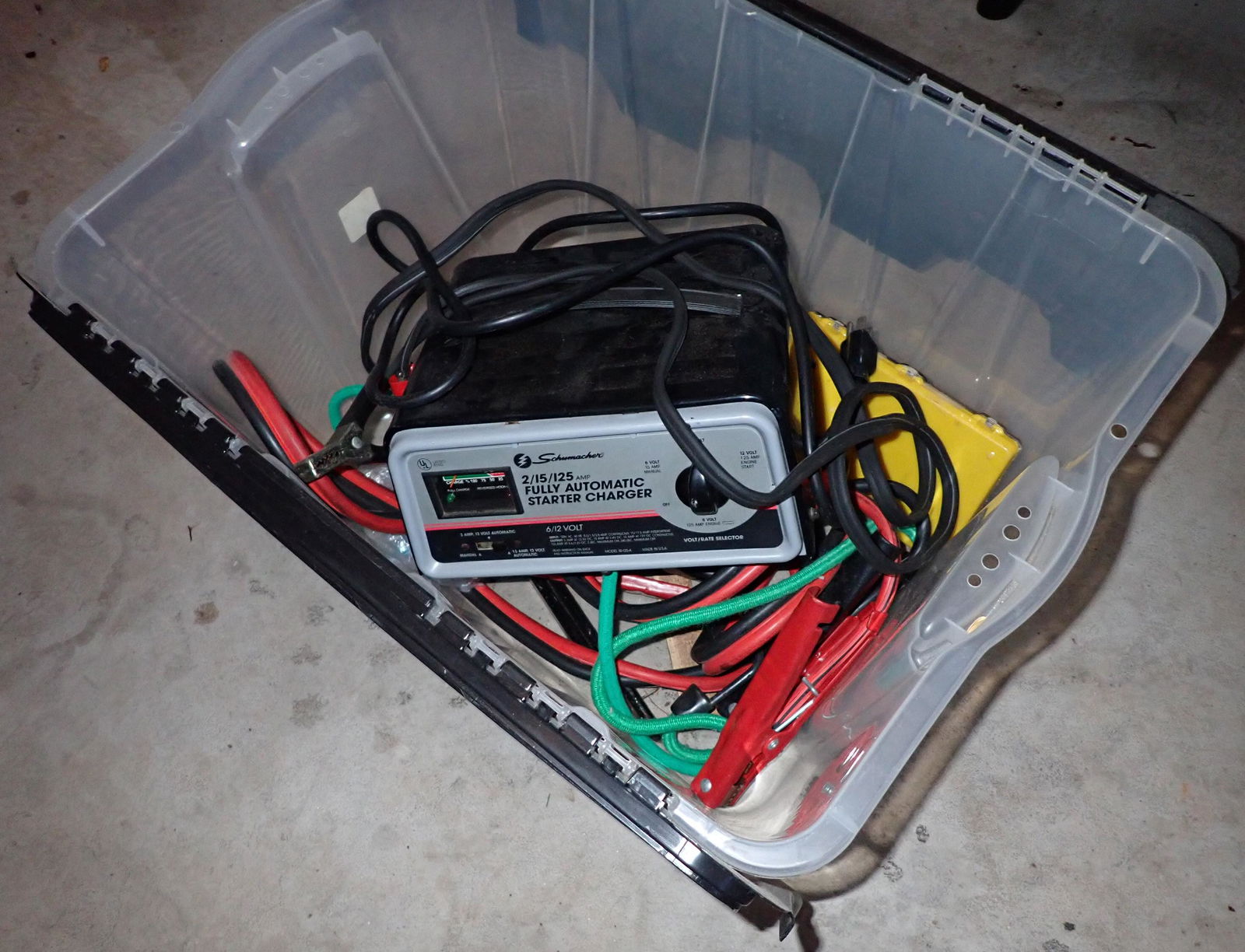 Schumacher Battery Charger & Jumper Cables (1 of 1)