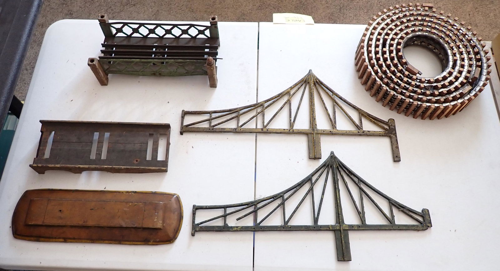 Cast Iron Bridge Trusses Misc Train Parts (1 of 6)