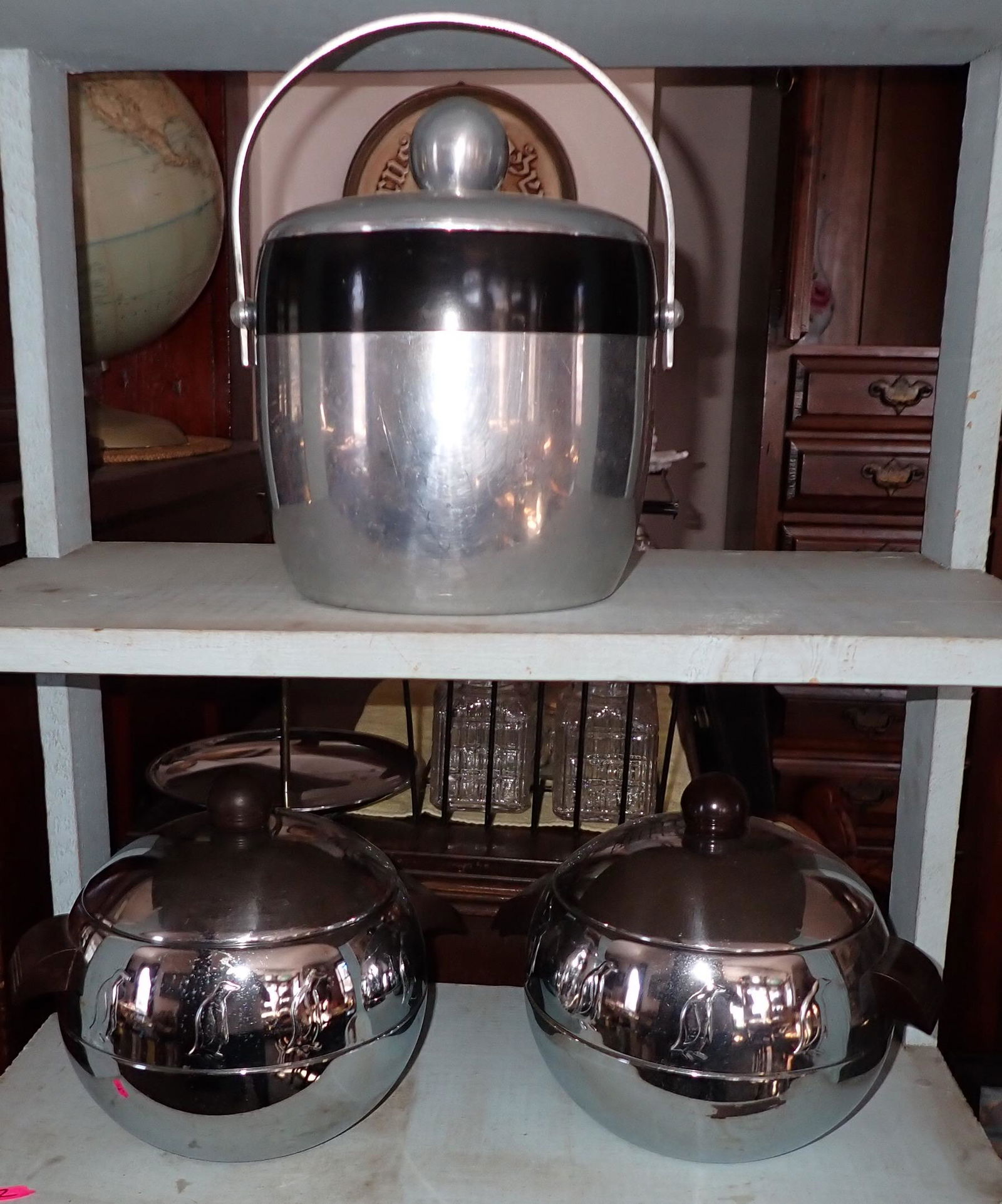 West Bend Penguin & Aluminum Ice Buckets (1 of 2)