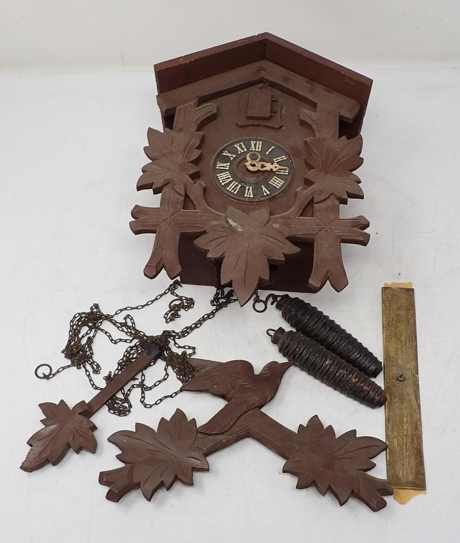 Cuckoo Clock: Approx 7 1/8" x 10"