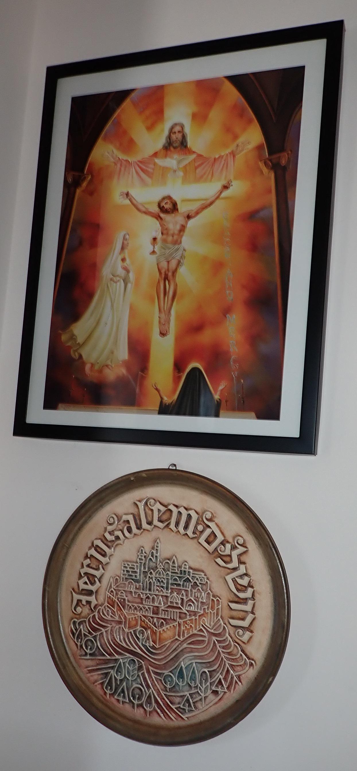 Religious Poster A+E Weishoff Plaque (1 of 3)