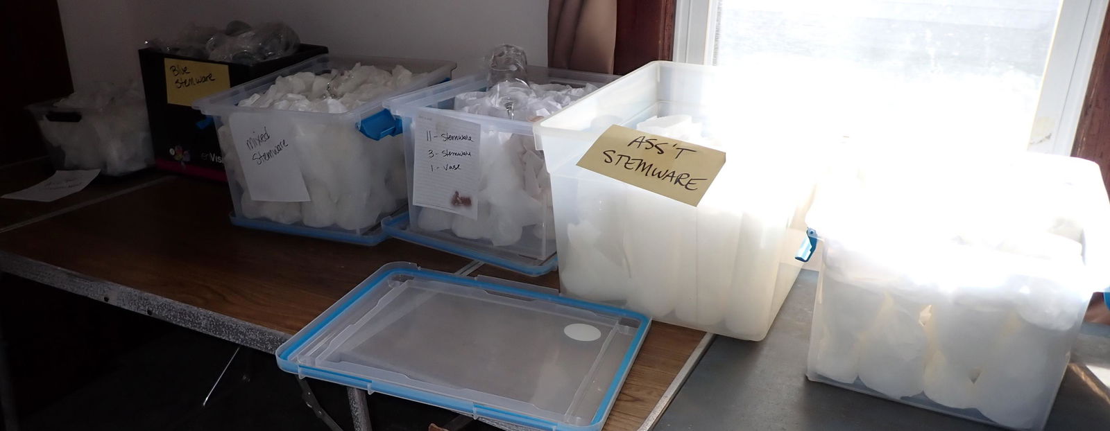 Large Lot of Misc Stemware (1 of 8)