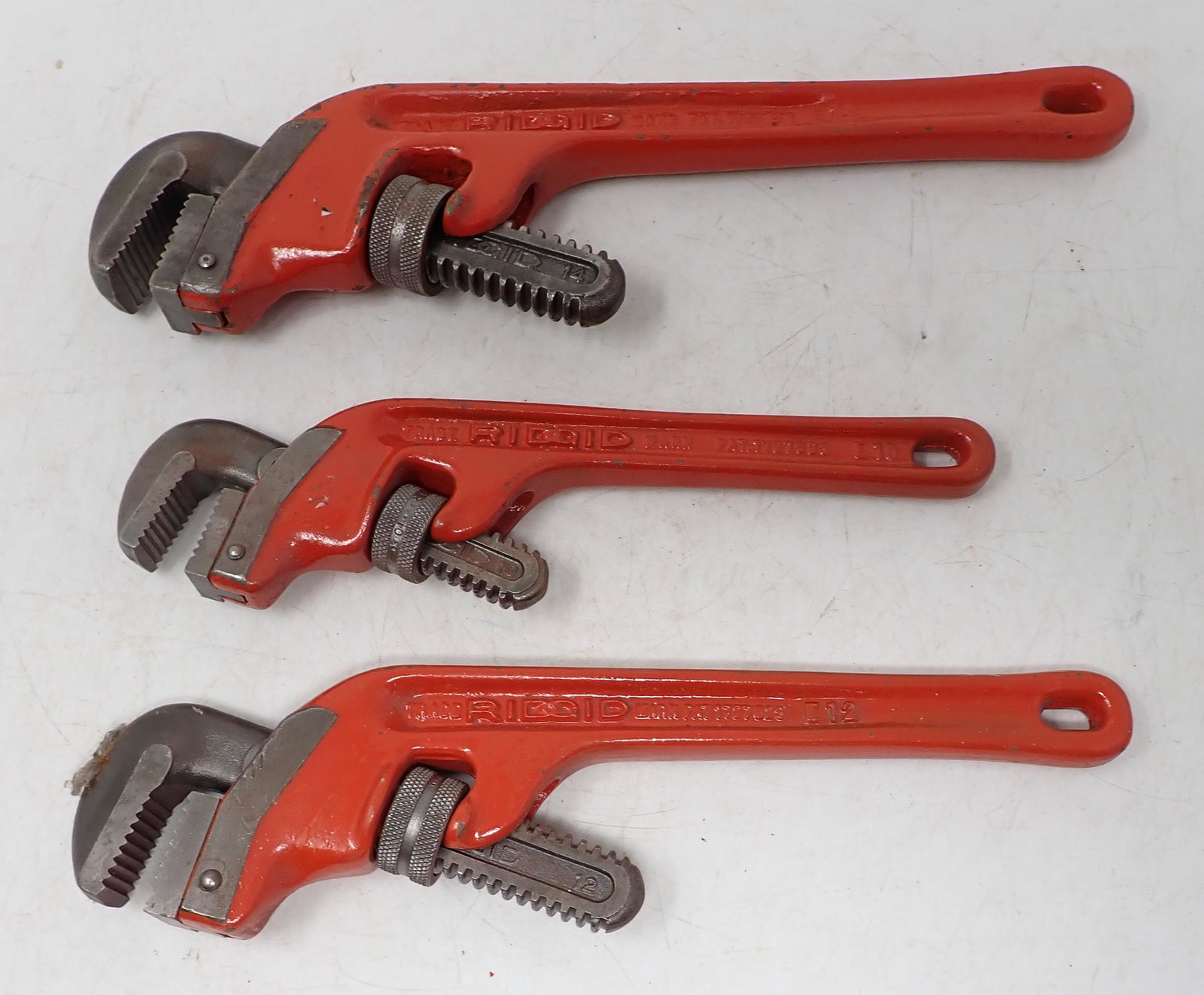 Rigid E10 E12 & E14 Pipe Wrenches (1 of 1)
