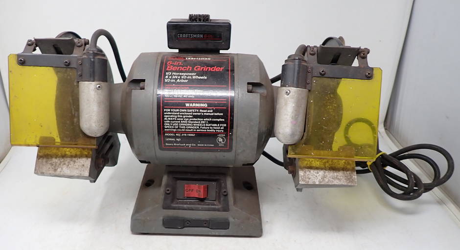 Craftsman 6" Bench Grinder 1/3hp