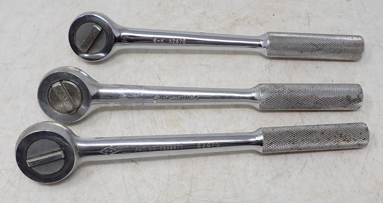 3 S-K 1/2" Drive Rachets (1 of 2)
