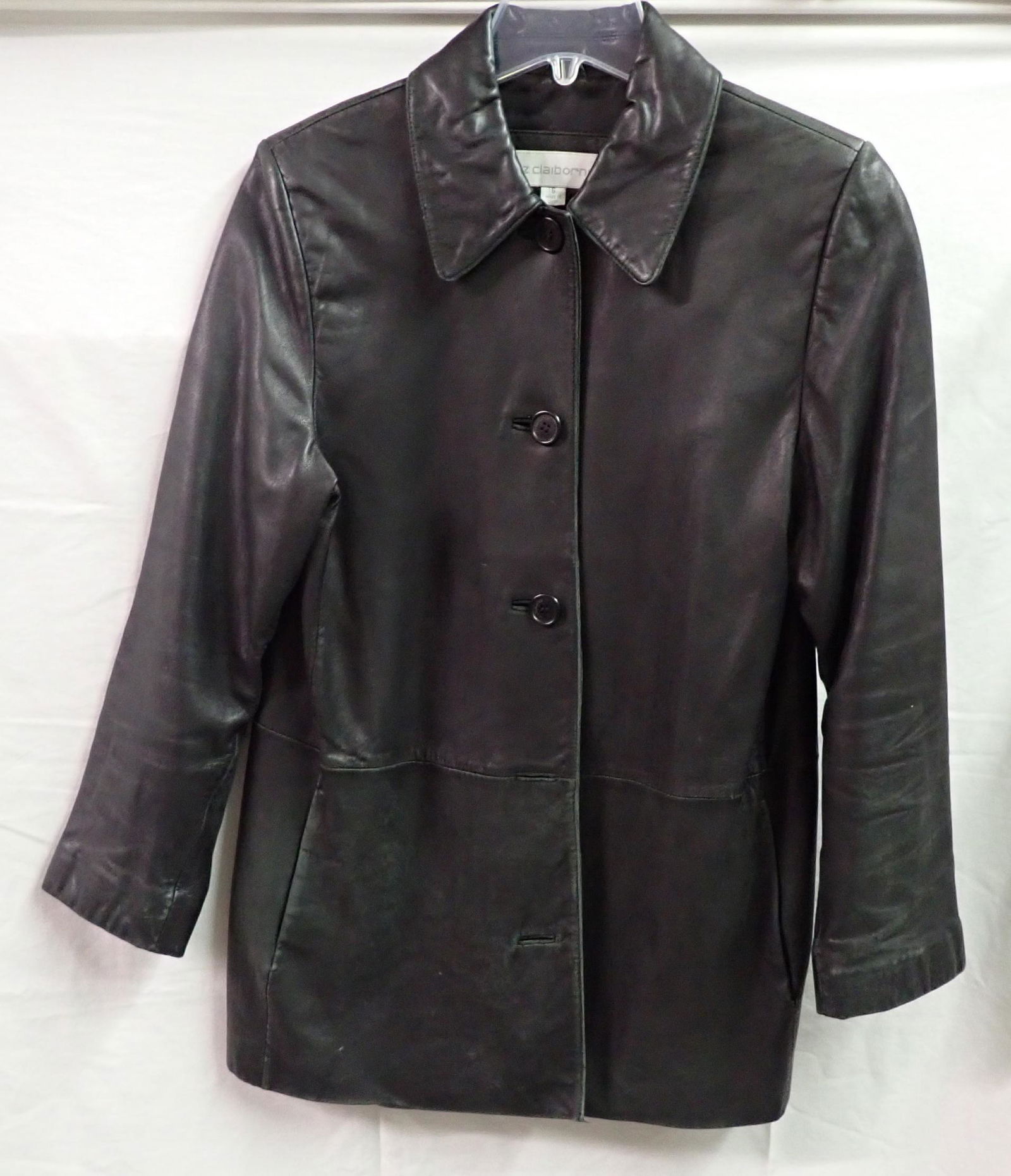 Liz Claiborne Leather Jacket (1 of 3)