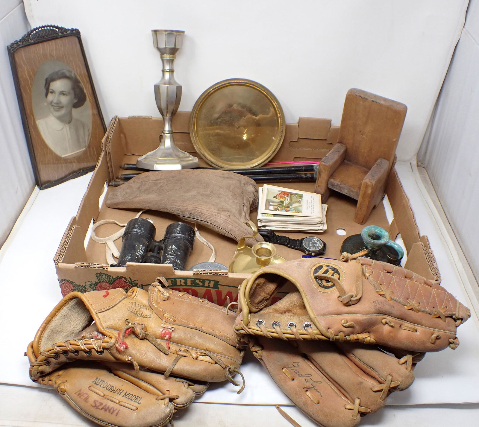 Baseball Gloves Candle Holders & Misc (1 of 5)