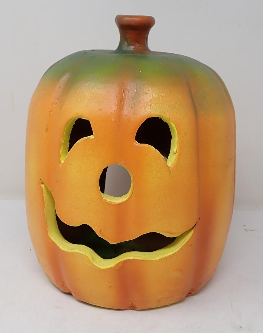 Terra Cotta Jack O Lantern (1 of 2)