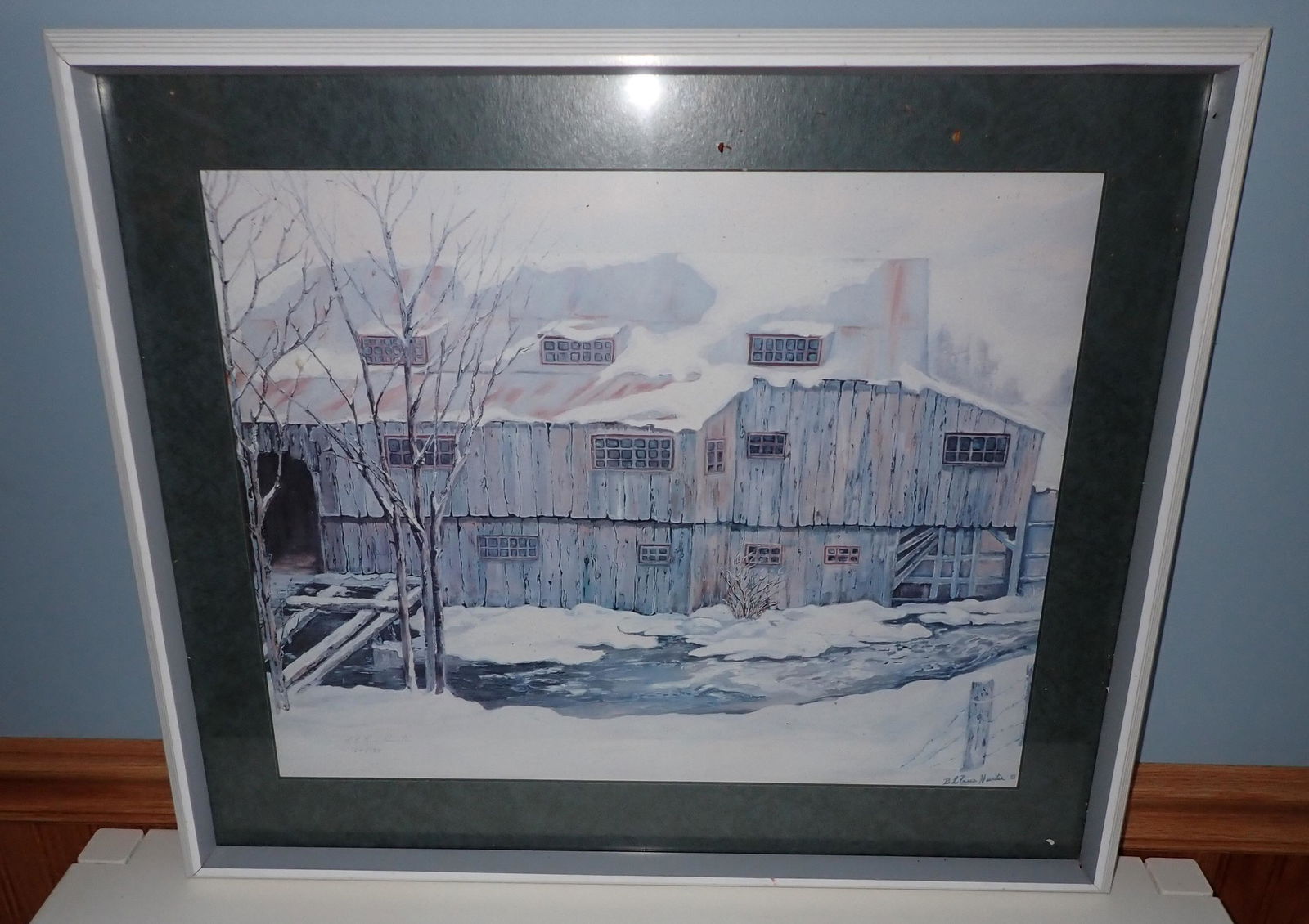 Signed & Numbered BL Price Hunter Winter Scene (1 of 4)