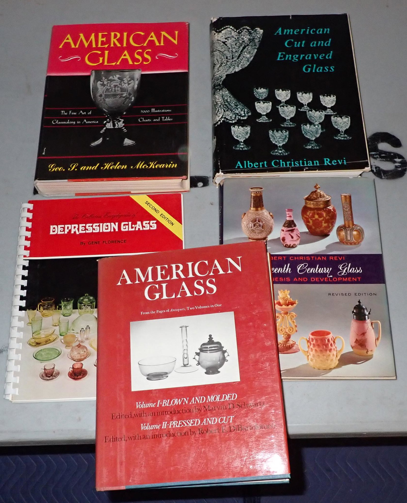 American Depression Cut & Misc Glass Reference Books (1 of 2)