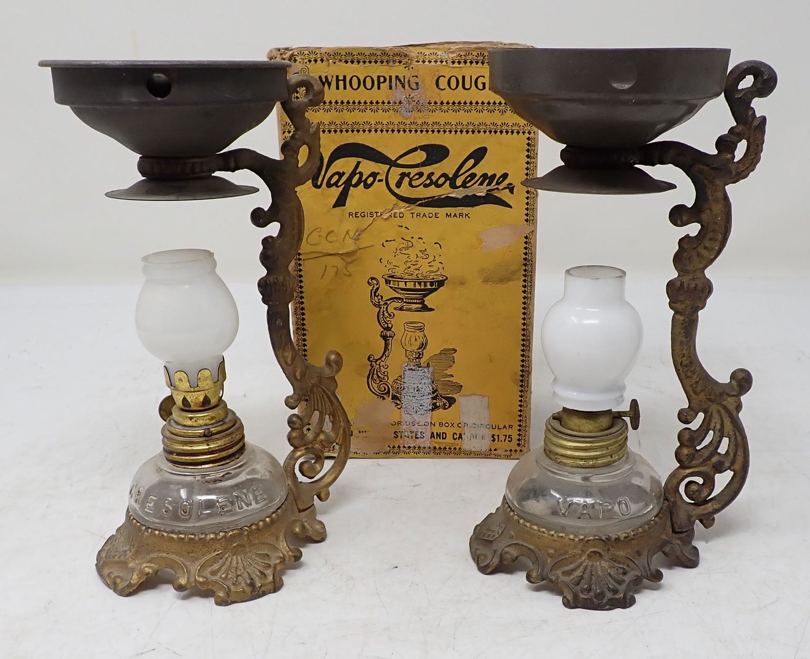 2 Vapo - Cresolene Lamps (1 of 2)