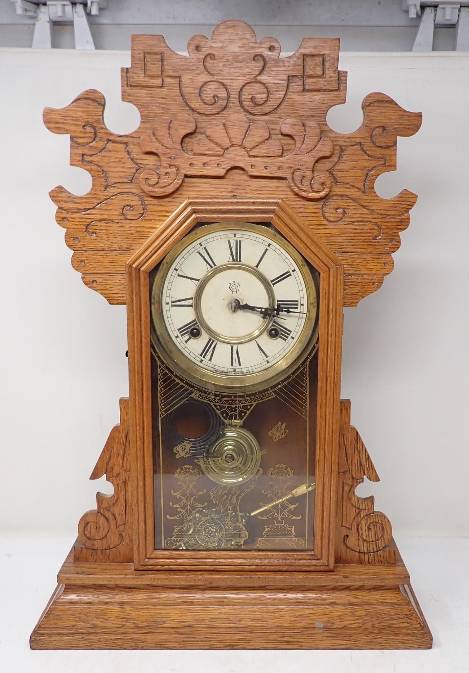 Mantle Clock: Approx 22 1/8" tall