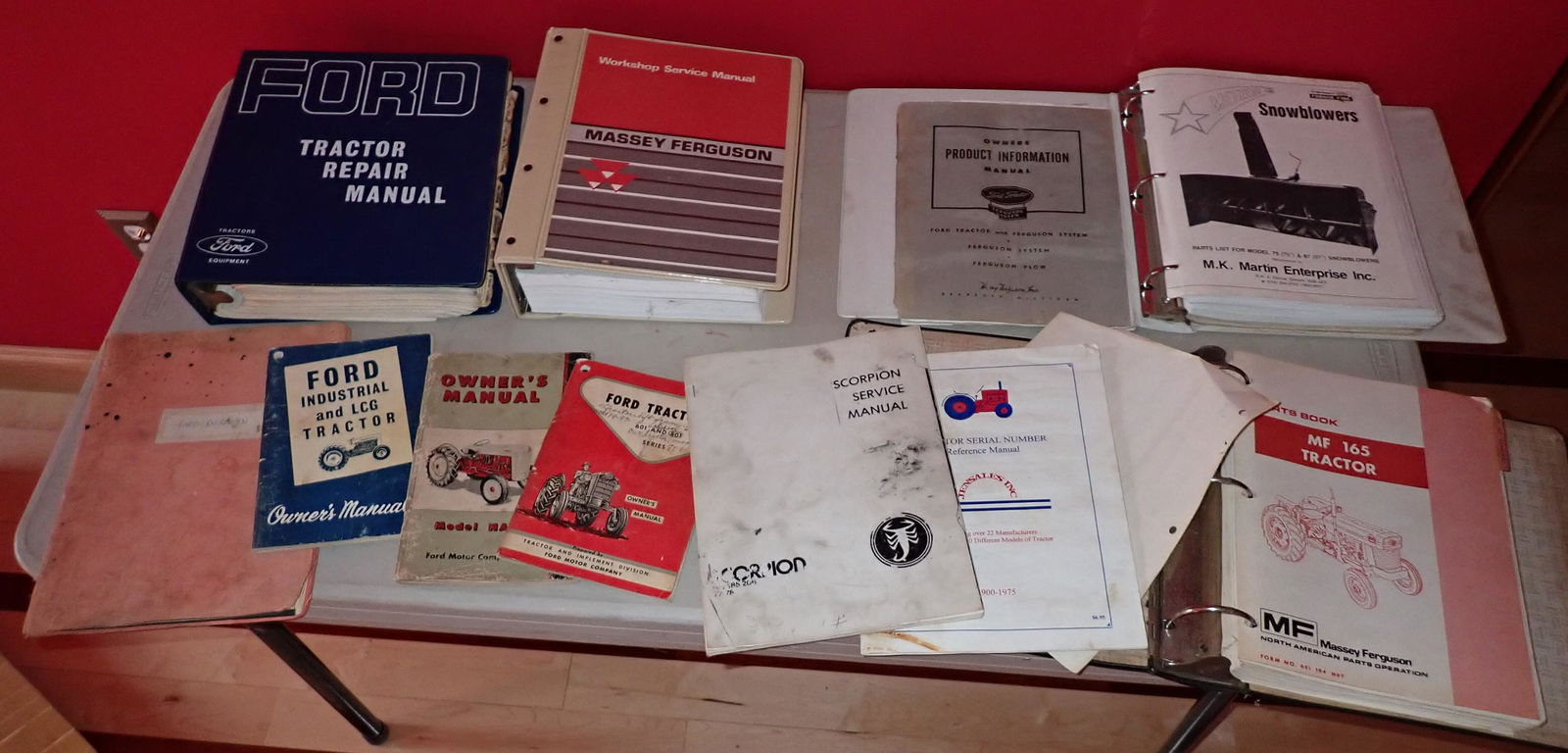 Ford Massey Ferguson Tractor Manuals (1 of 5)
