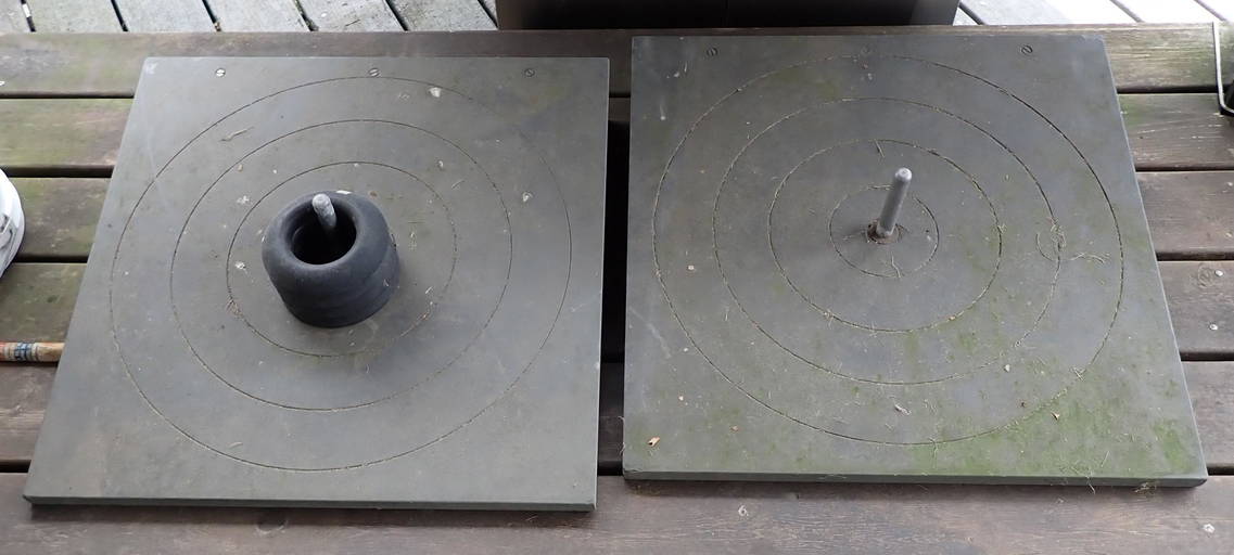 Slate Quoit Boards Feb 20, 2022 M.J. Stasak Jr. Auction and