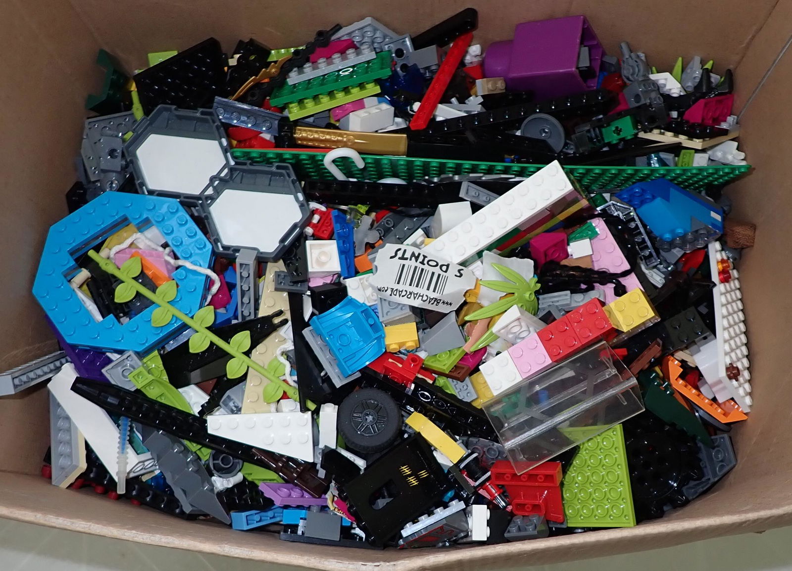 Box Full of Legos: Box is approx 9" x 13" x 11" tall