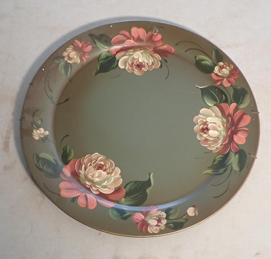 Art Gift Toleware Tray / Charger (1 of 3)