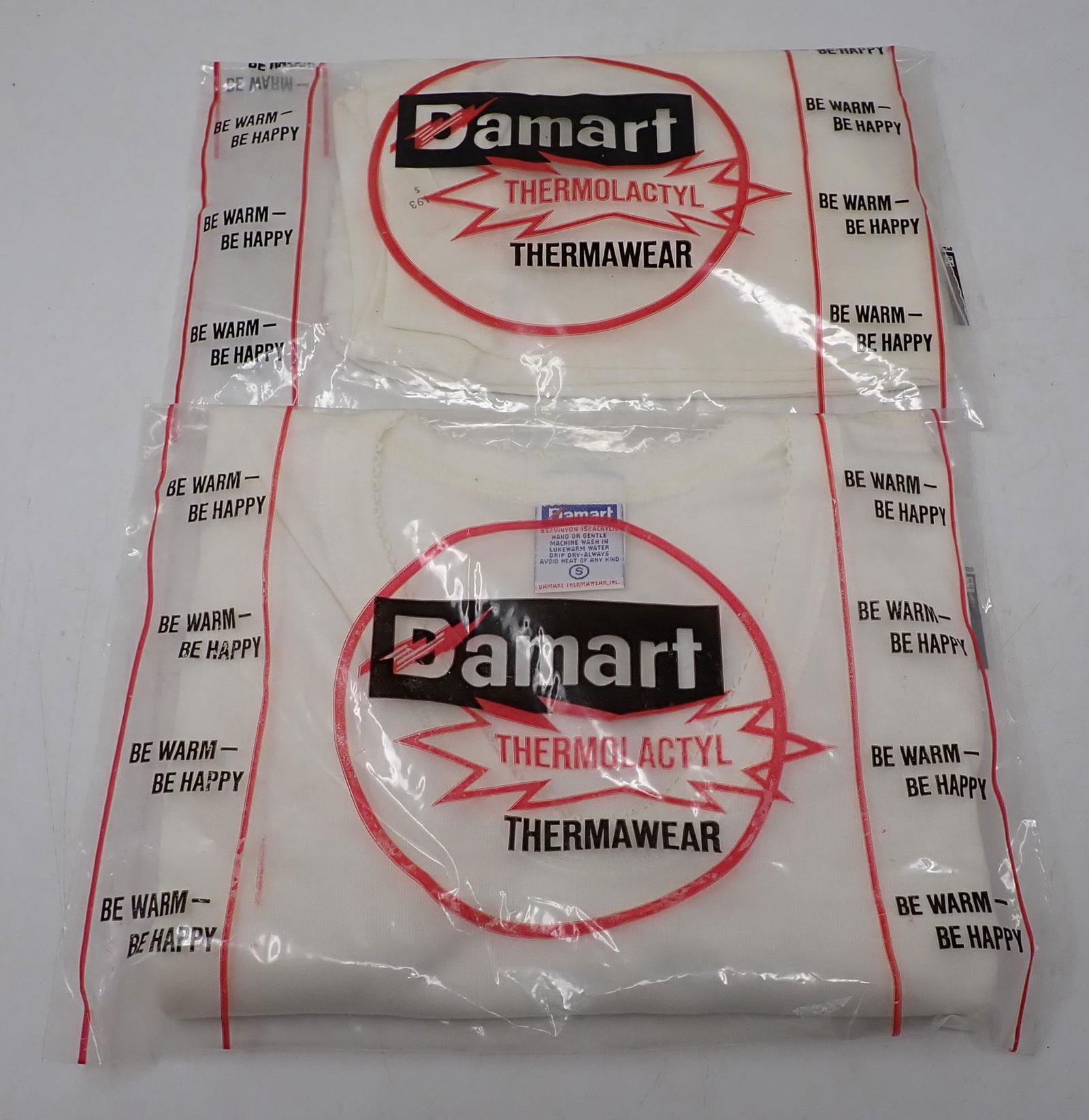 Vintage Damart New Old Stock Thermal Underwear: Getting both