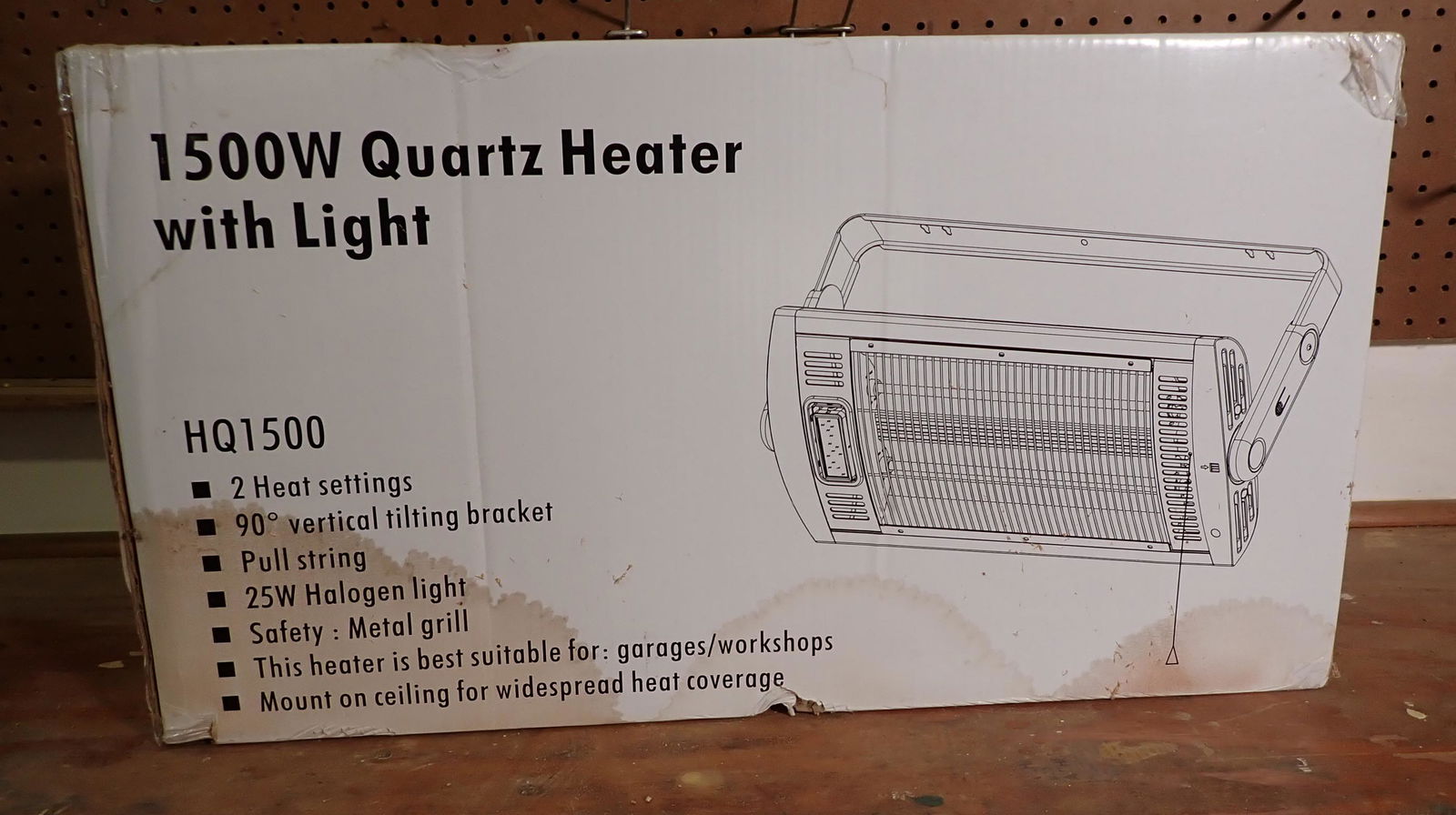 1500w Quartz Heater w/ Light (1 of 2)