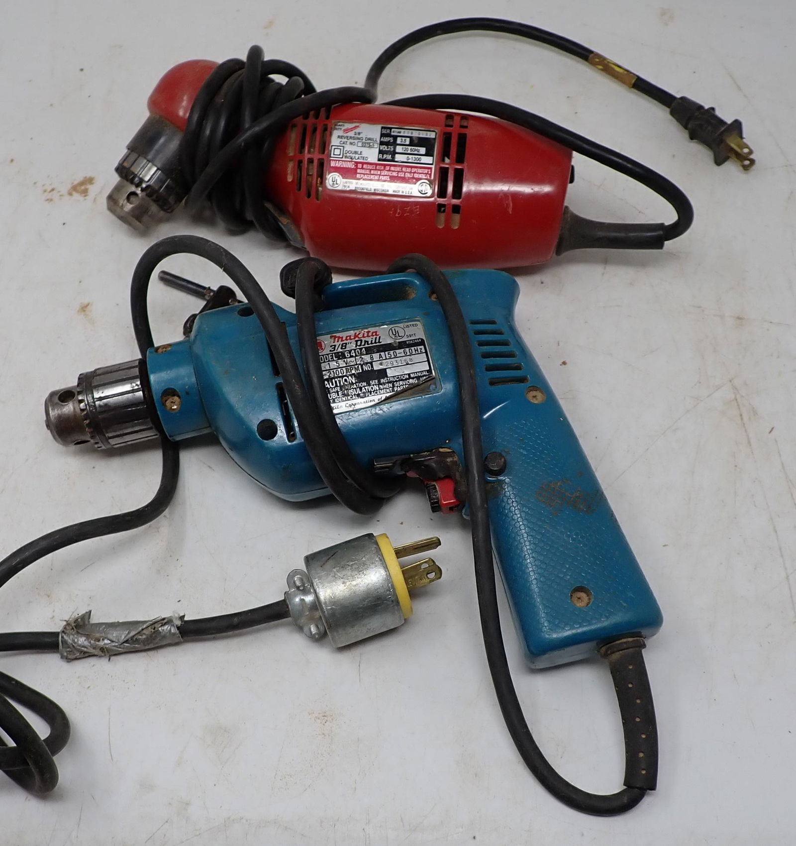 Makita & Milwaukee 3/8" Drills (1 of 2)