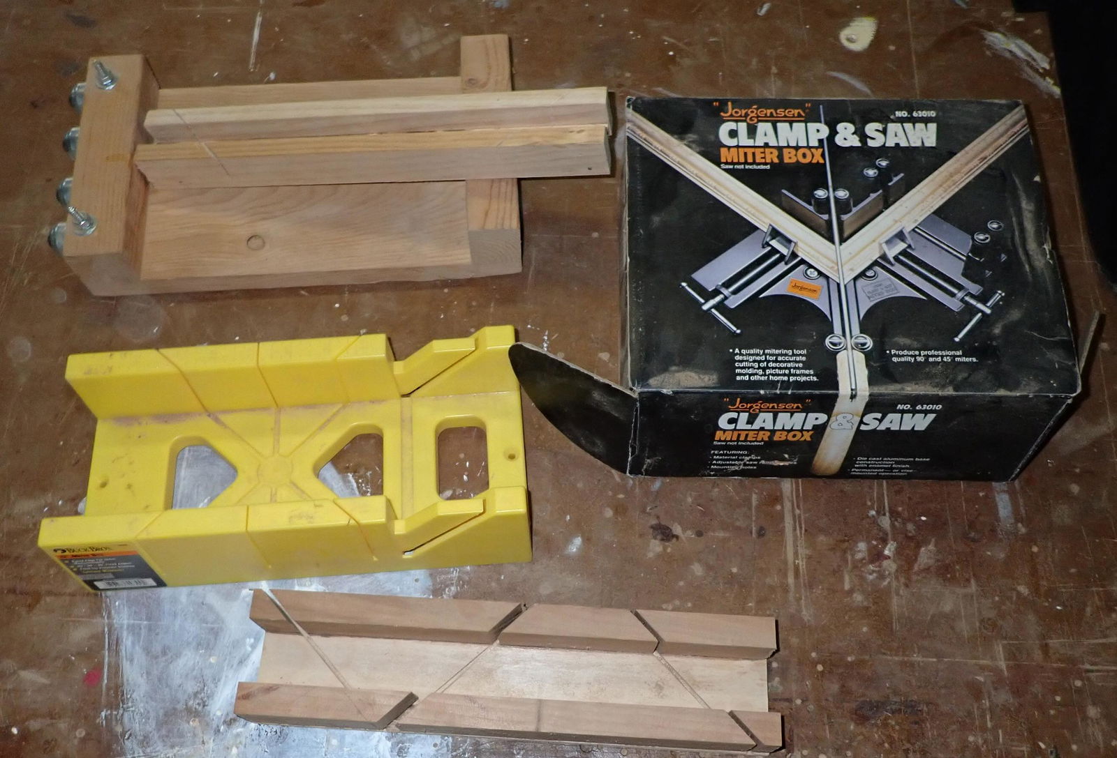 Miter Boxes incl Jorgensen Clamp & Saw (1 of 2)
