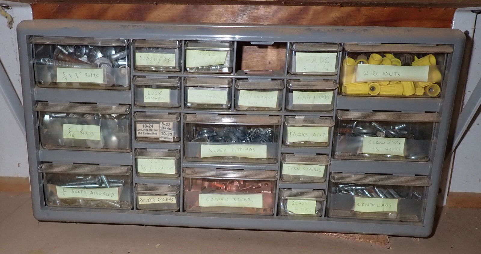 Parts Cabinet / Organizer w/ Hardware (1 of 3)