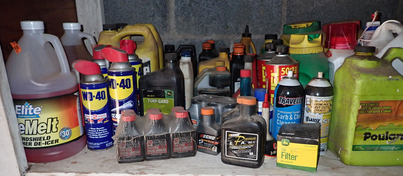 Oils Sprays & Misc Shelf Contents (1 of 5)