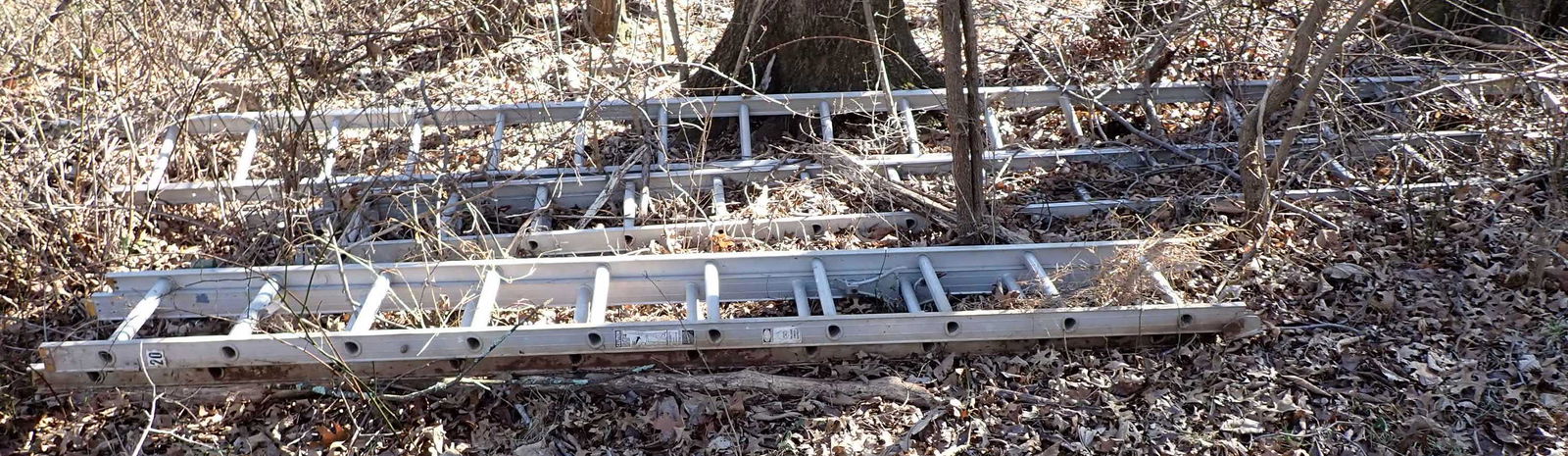 3 Aluminum Ladders (1 of 2)