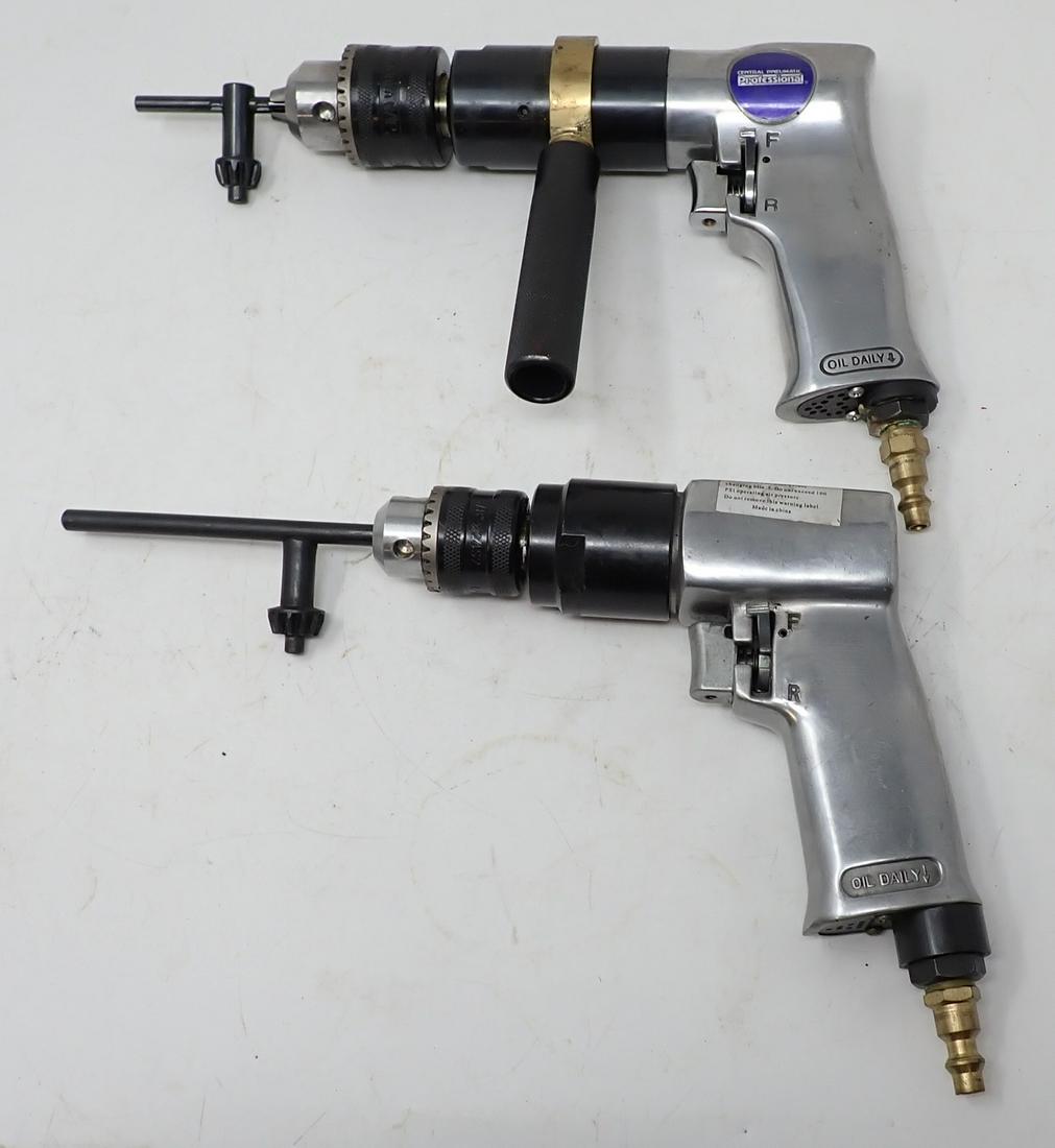 Central Pneumatic 3/8 Reversible & 1/2" Air Drill (1 of 1)