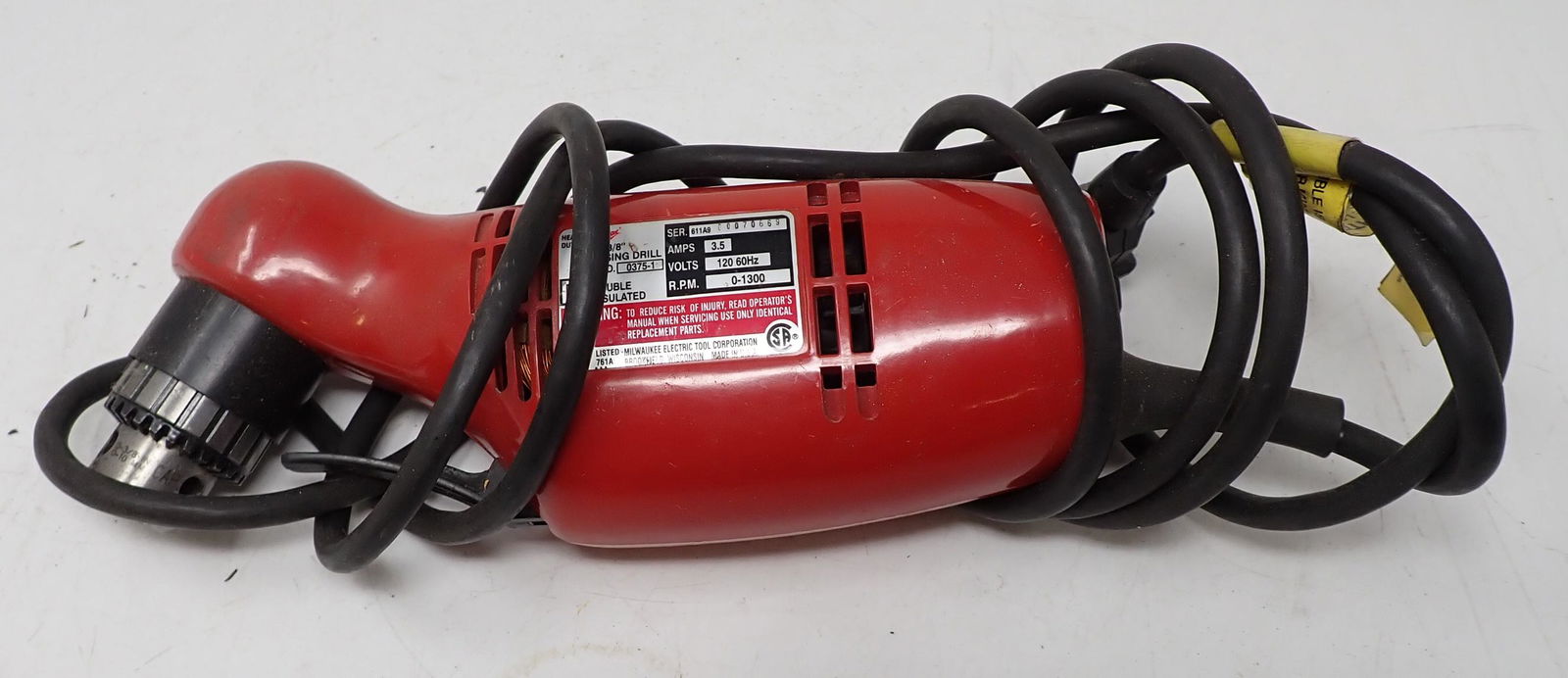 Milwaukee 3/8" Reversing Drill 0375-1 (1 of 2)