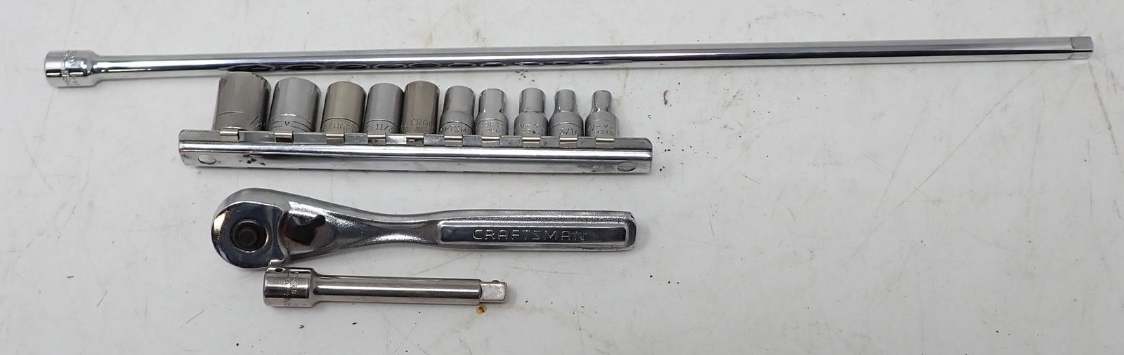 Craftsman 1/4" Drive Rachet Sockets Extensions (1 of 1)
