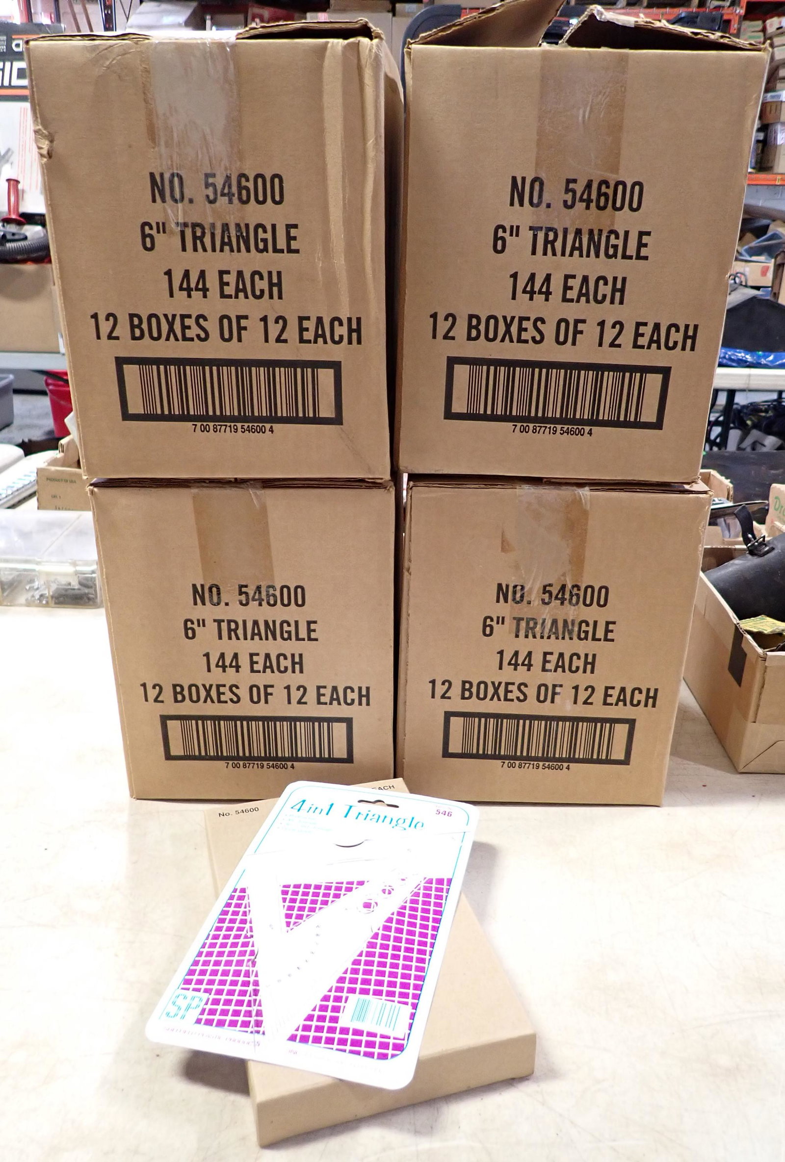 Vintage NOS Sheffield 4 in 1 Triangles (1 of 4)