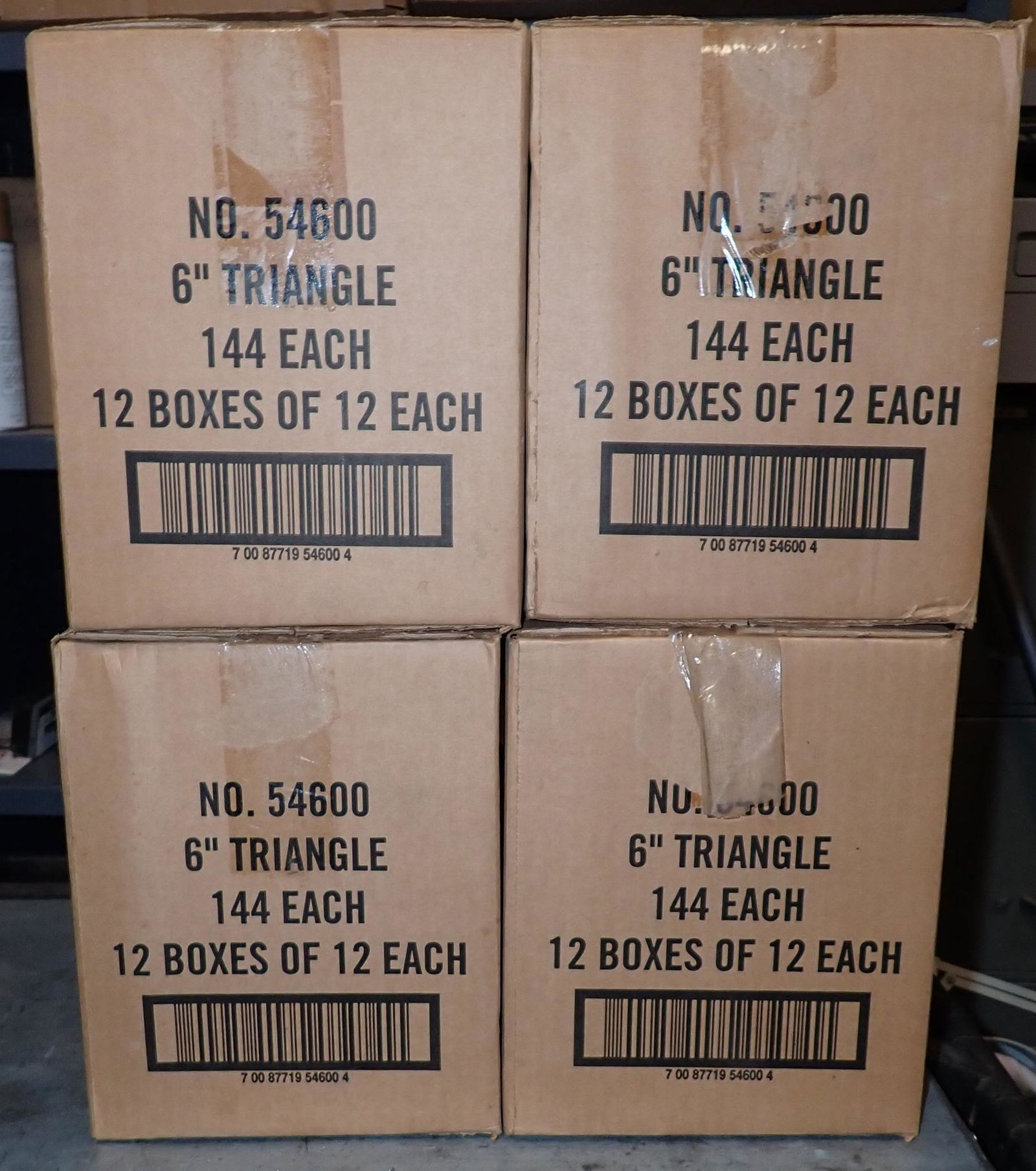 4 Cases Sheffield 6" 4 in 1 Triangles Protractor (1 of 3)