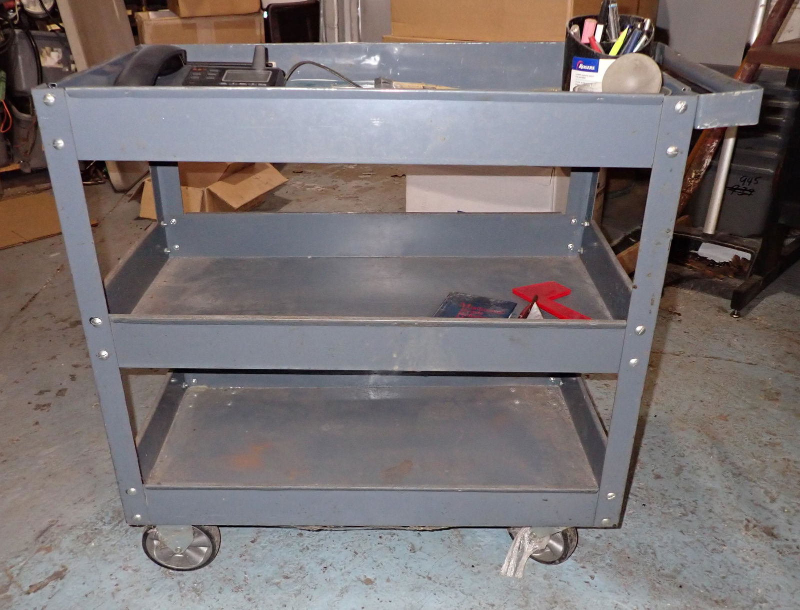 Rolling Cart & Contents (1 of 3)