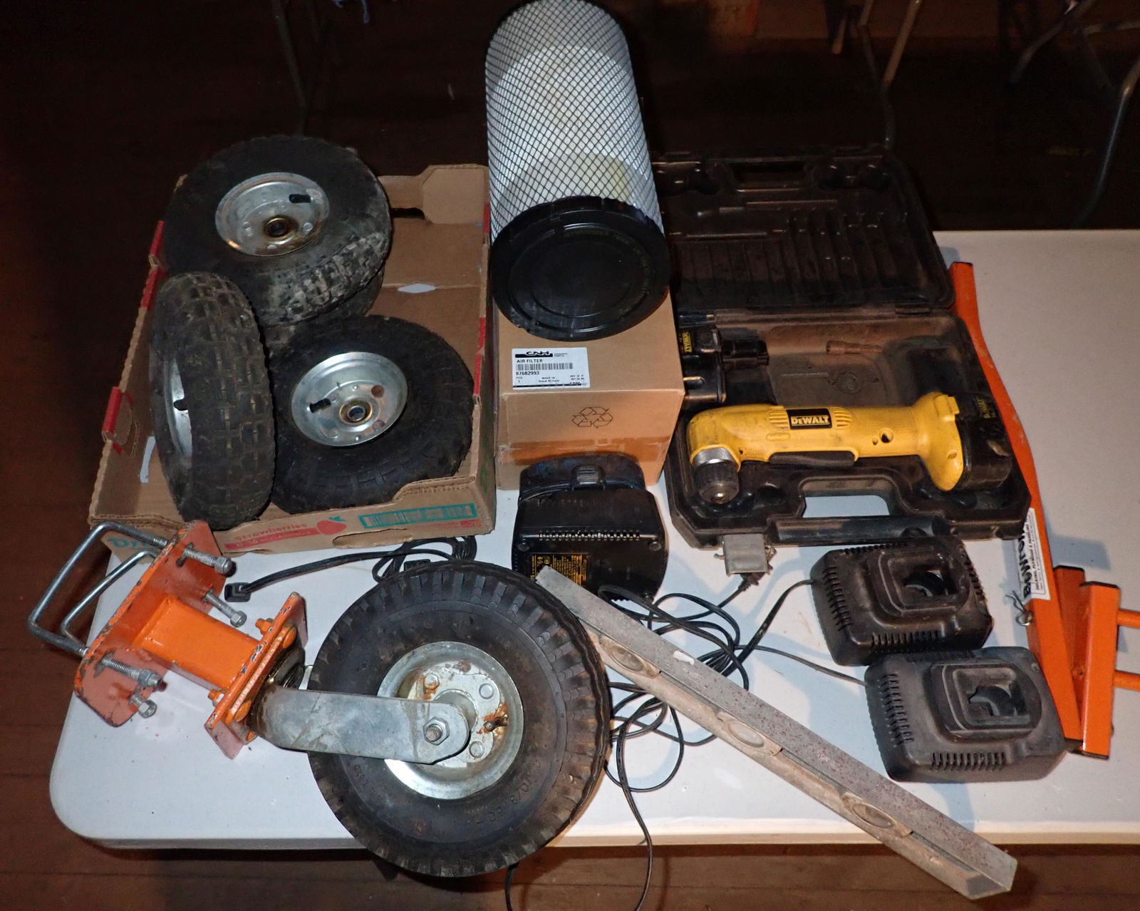 Handtruck Brush Hog Tire Dewalt Drill & Misc (1 of 5)