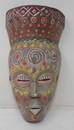 Signed Wood Carved African Mask