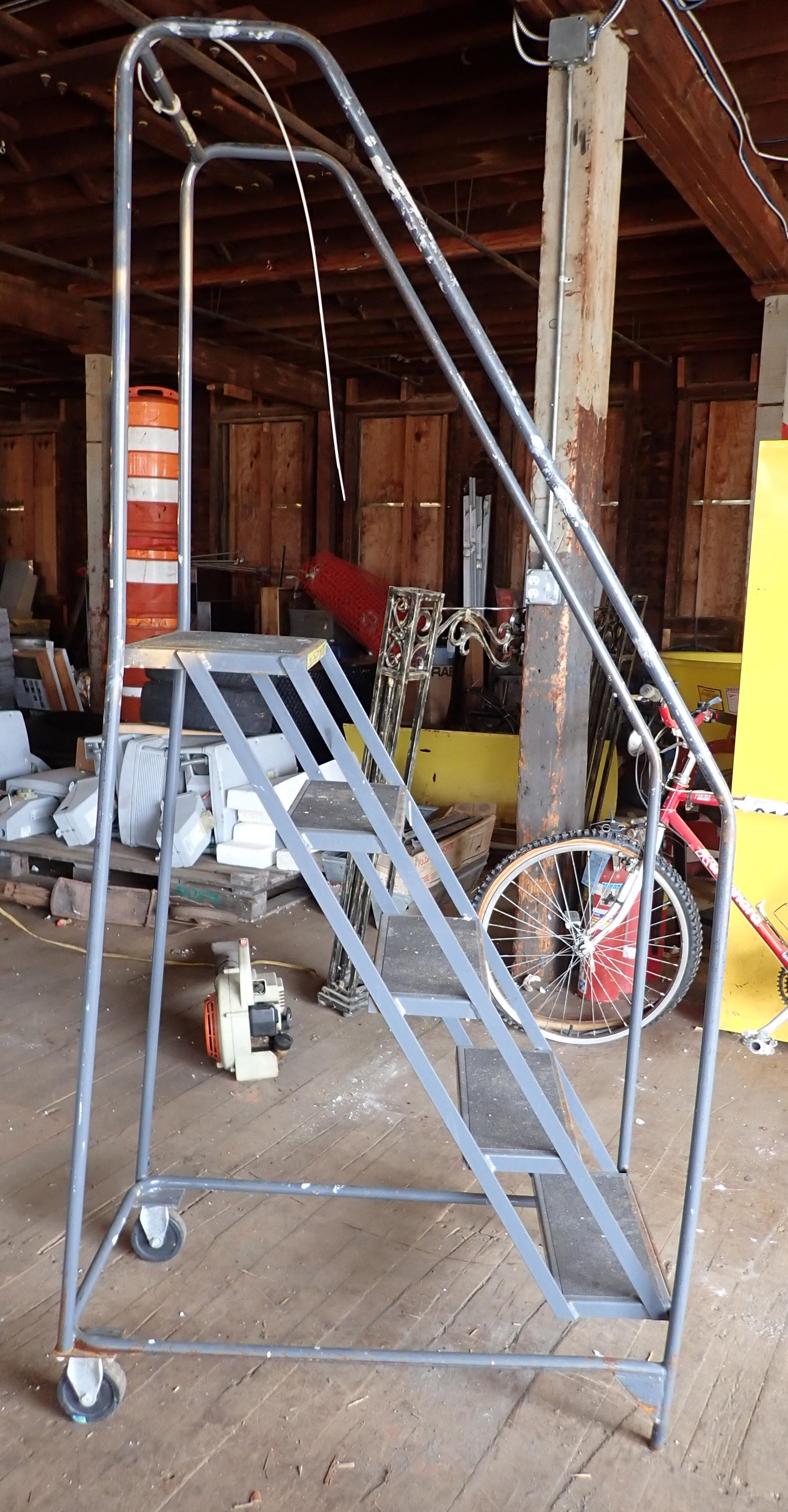 Industrial Rolling Steps (1 of 2)