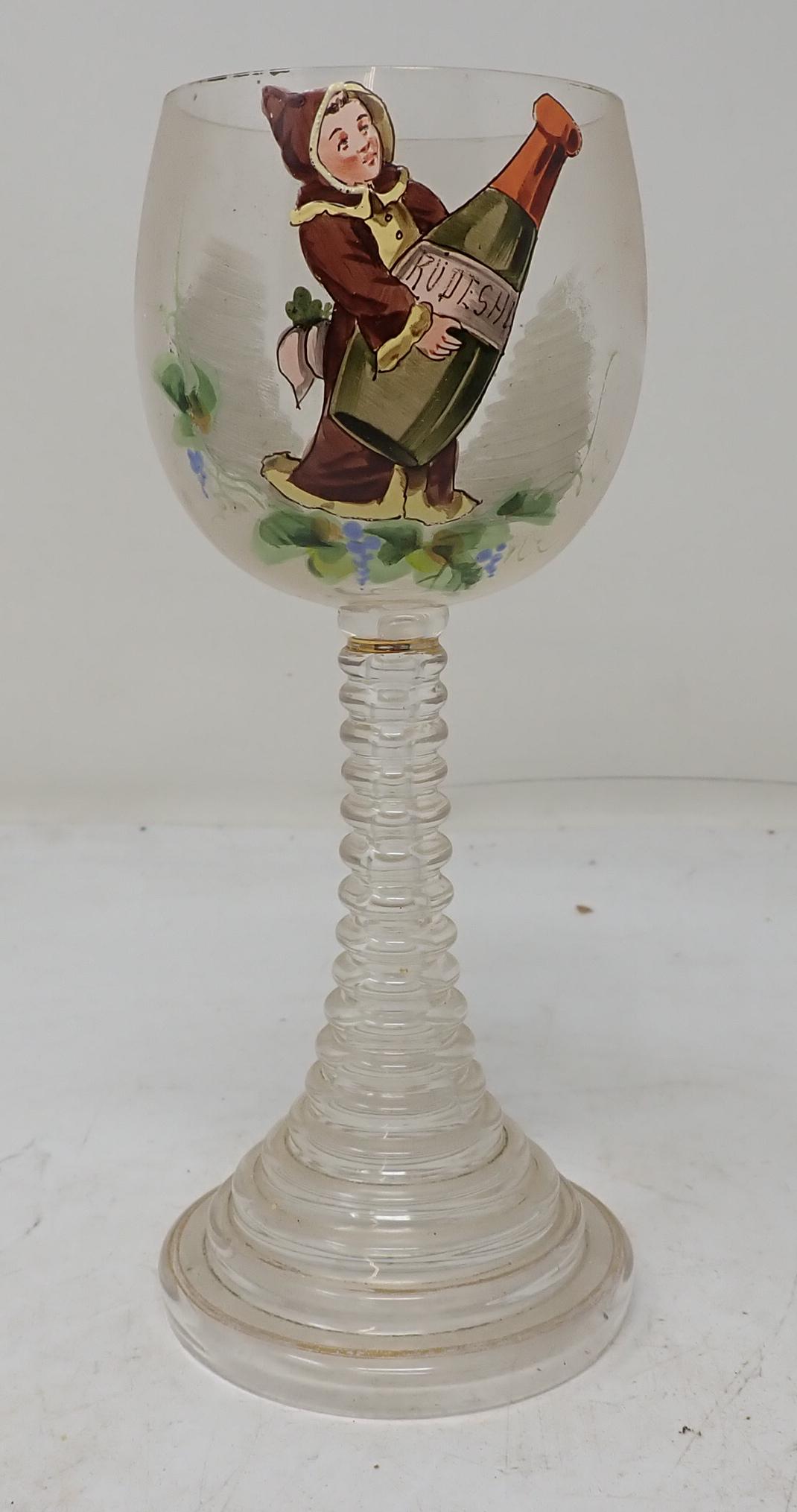 Hand Painted Rusdishi Goblet (1 of 3)