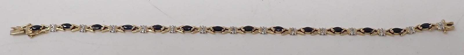 Sapphire and Diamond Bracelet (1 of 5)