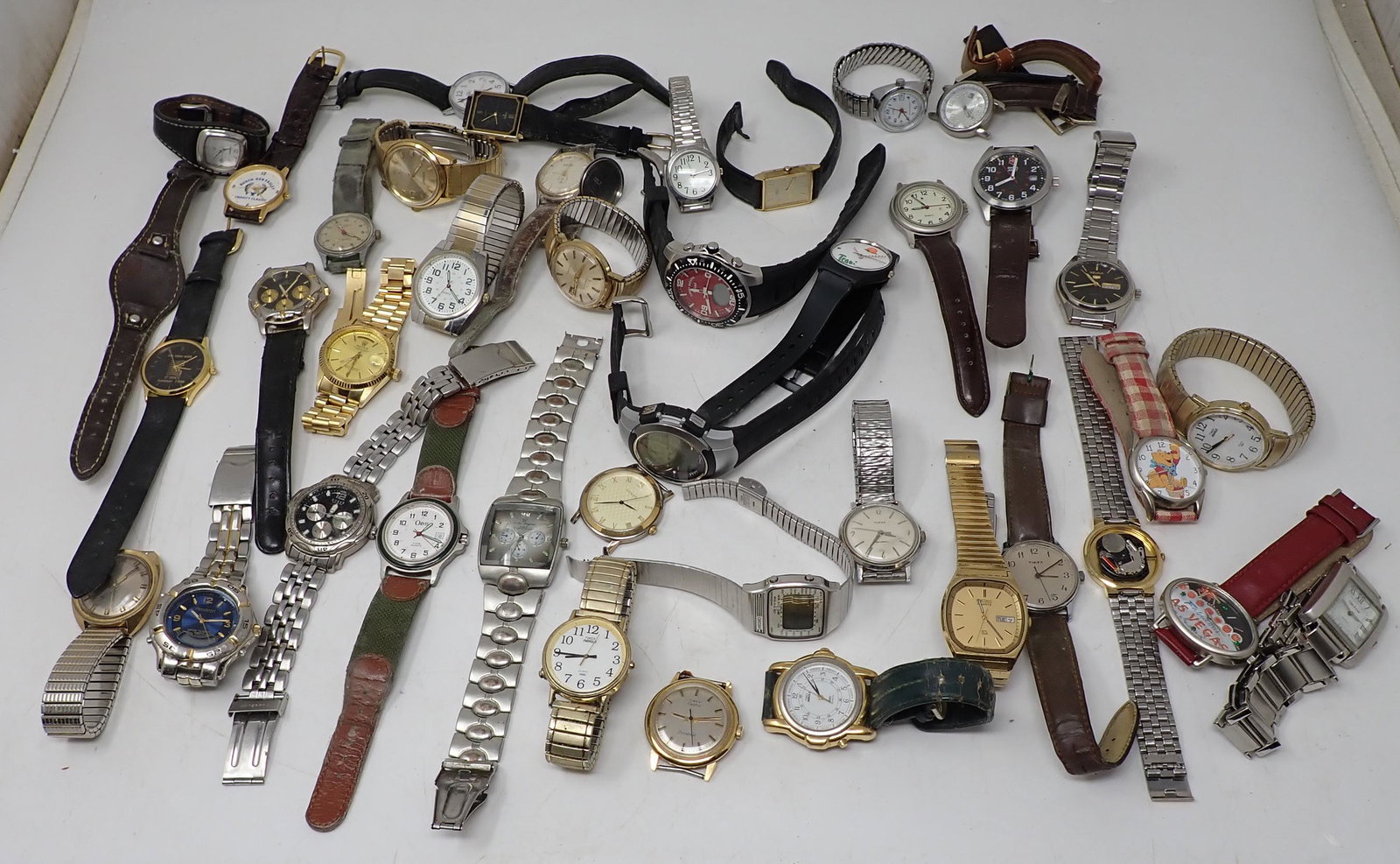 Wristwatches incl Bulova Timex Armitron: Getting all pictured