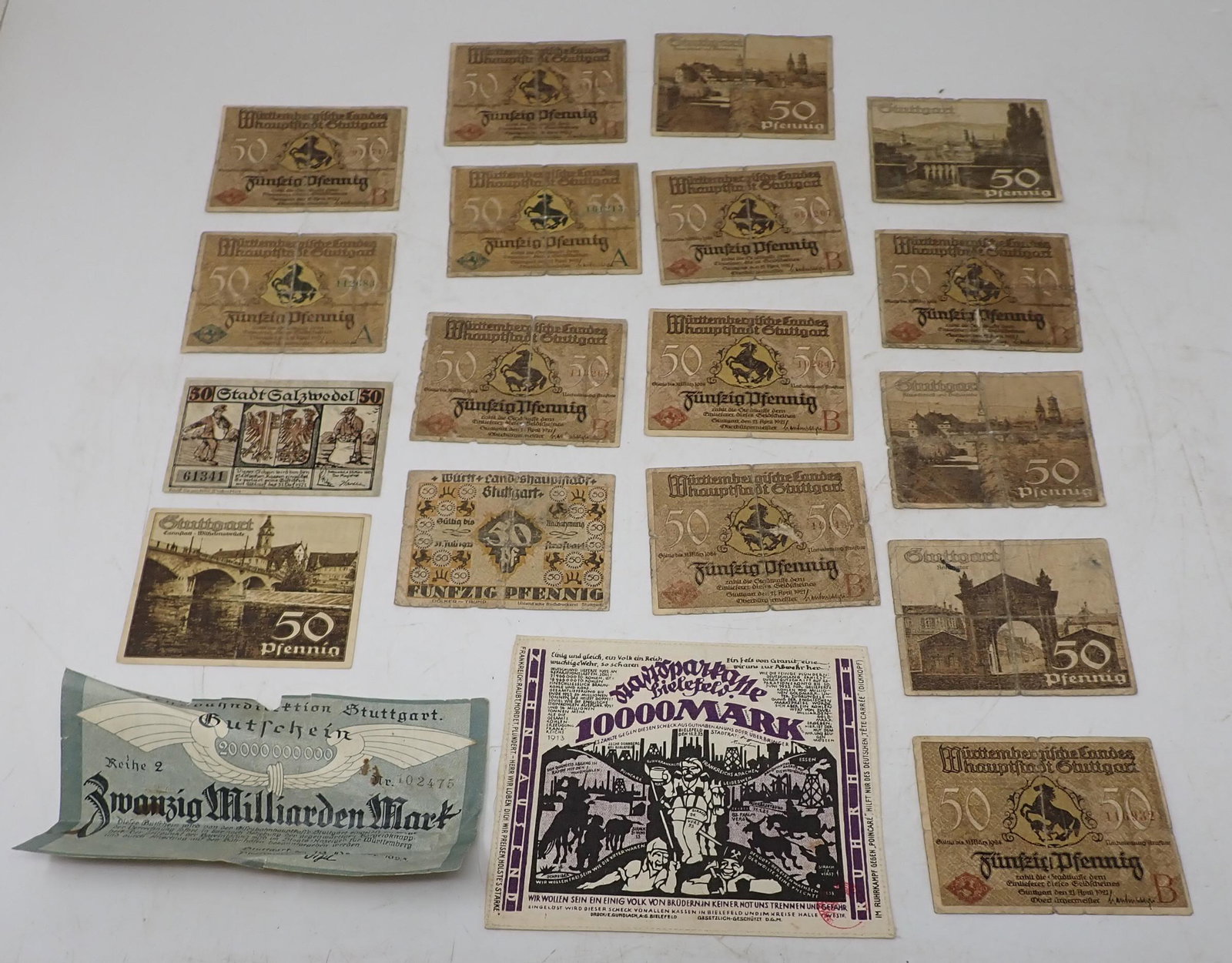 German Notes Foreign Paper Money (1 of 6)