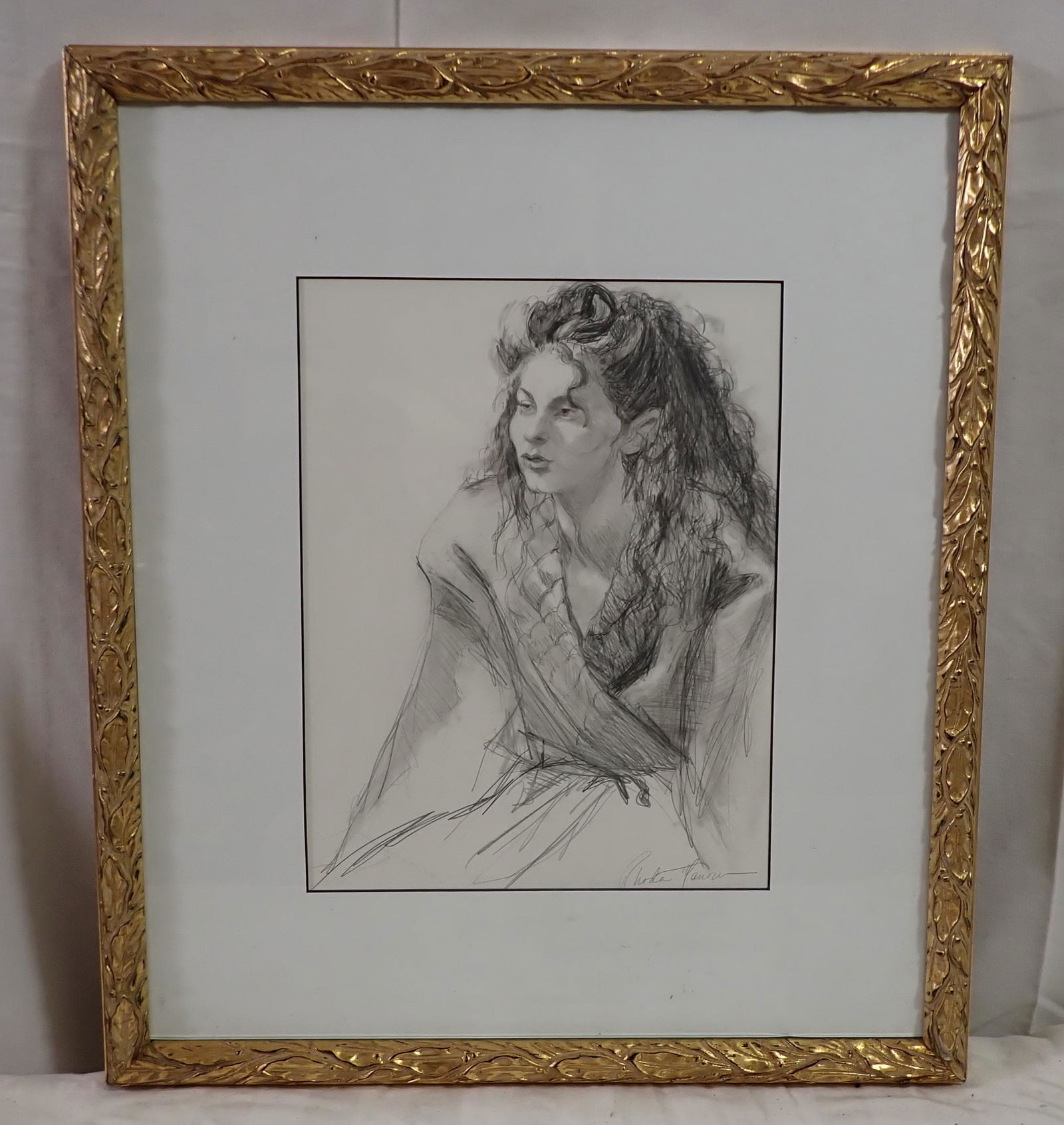 Rhoda Yanow Portrait Pencil Drawing (1 of 4)