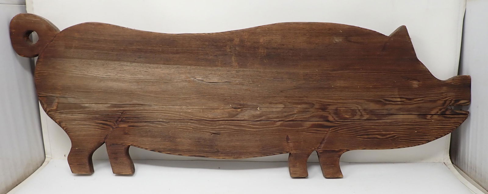 Barn Wood Pig Wall Plaque (1 of 1)