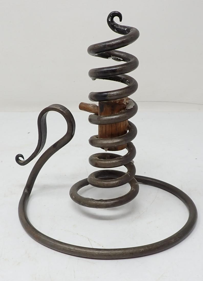 Wrought Iron Candle Holder (1 of 2)