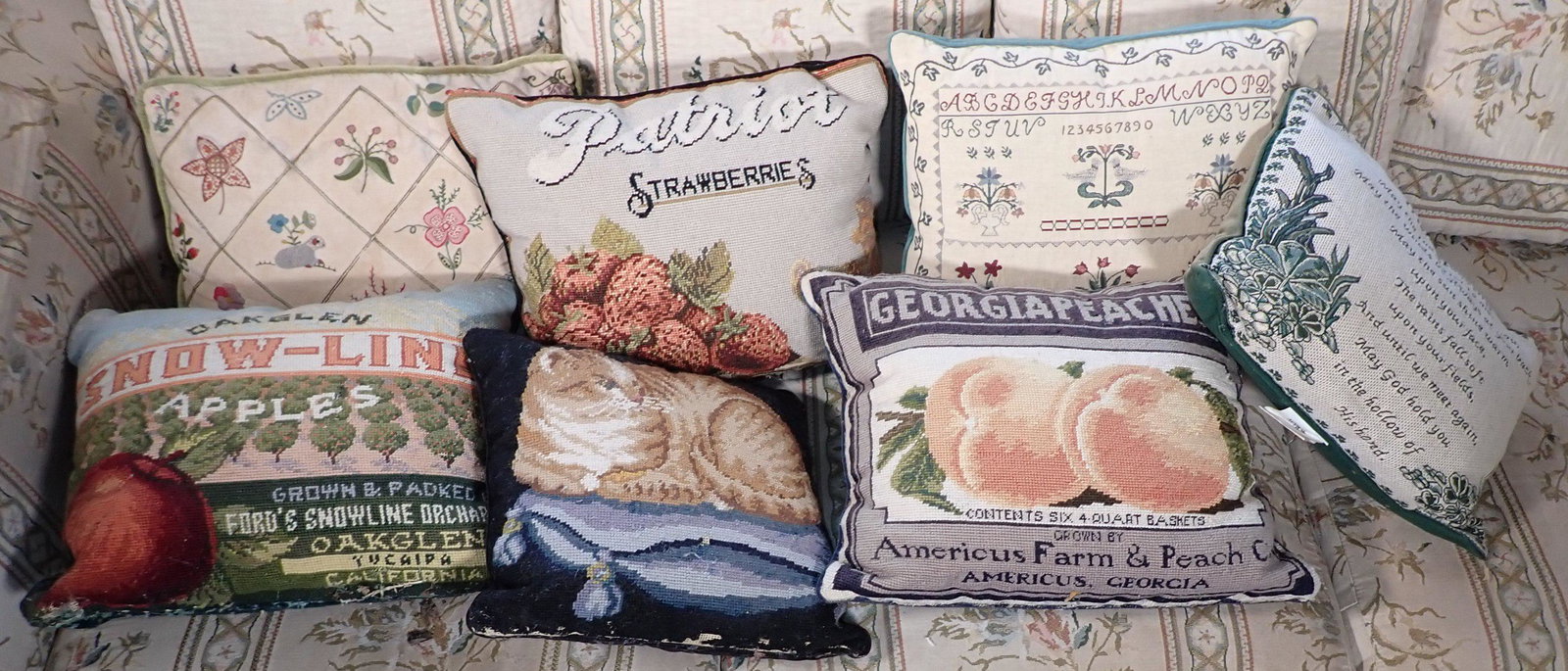 Needle Point & Misc Pillows (1 of 3)