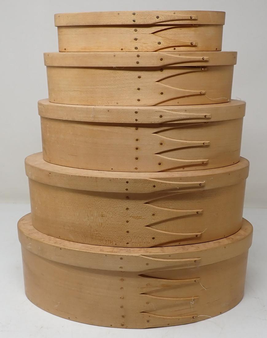Bruce Pyle Nesting Shaker Oval Boxes (1 of 4)