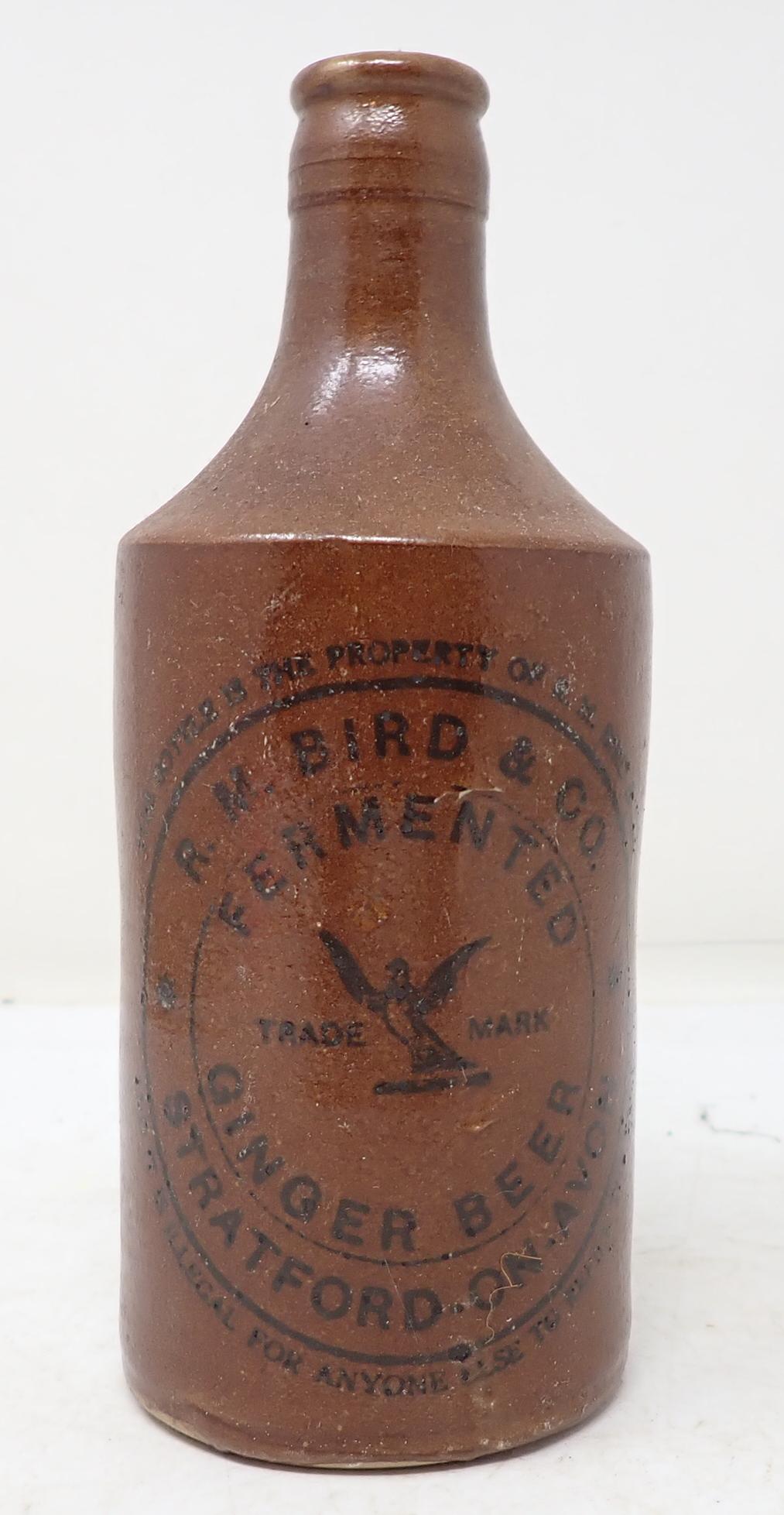 RM Bird Fermented Ginger Beer Stoneware Bottle (1 of 3)