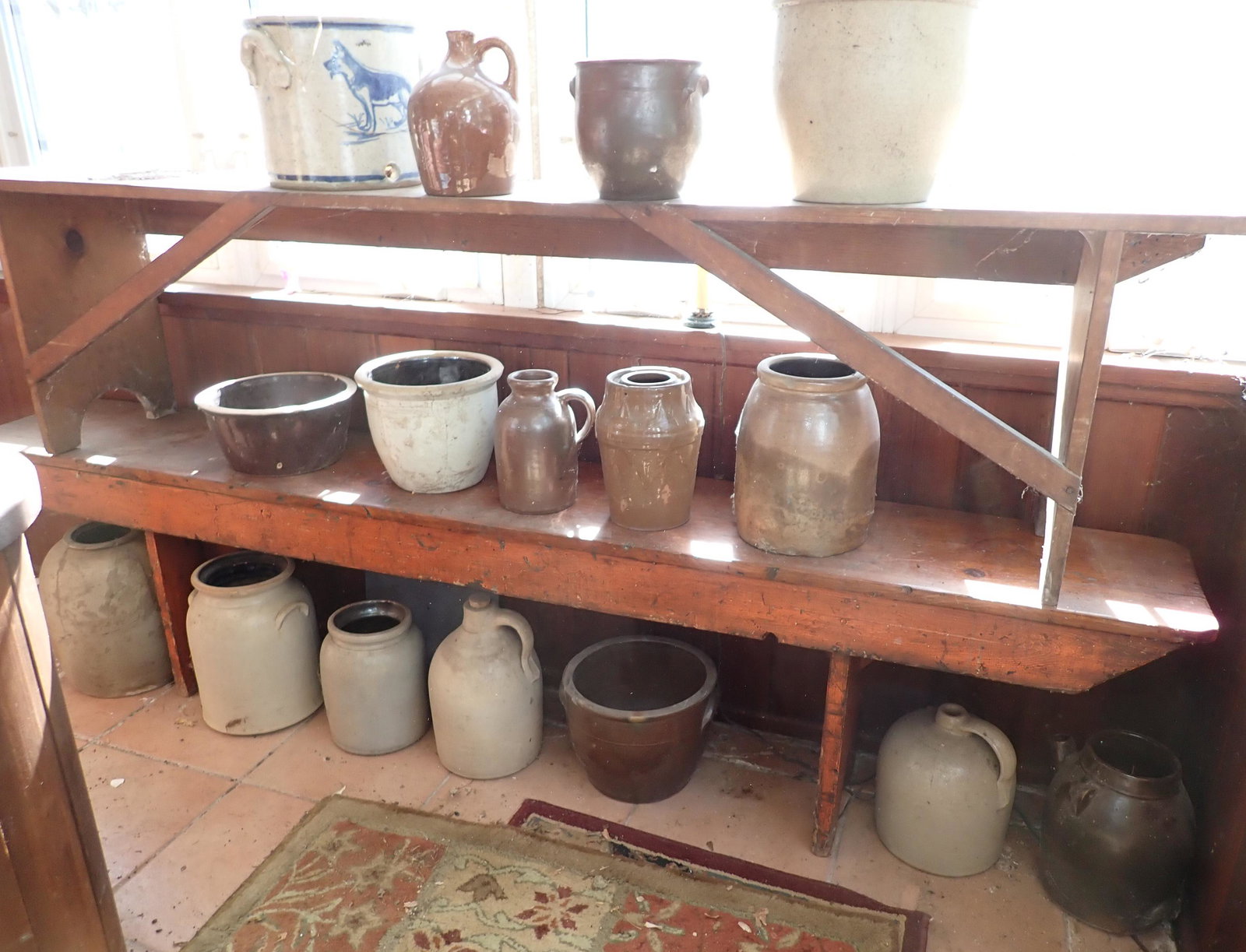 Damaged Pottery Stoneware Redware & Misc (1 of 9)