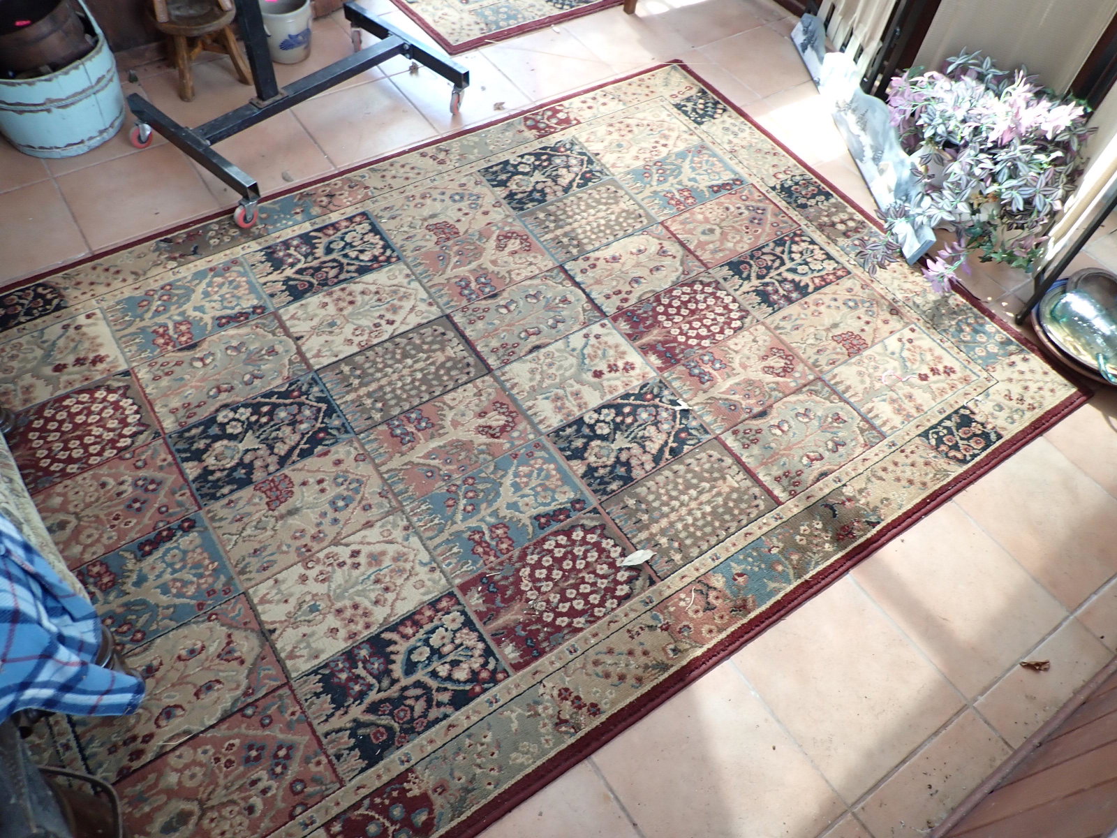 4 Area Rugs: Largest is apprx 62" x 94 1/2" . NO SHIPPING !