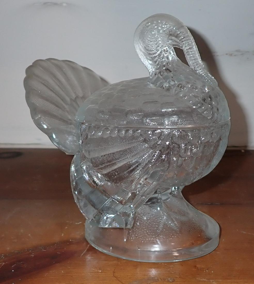 Turkey Candy Dish: Approx 7 1/2" tall